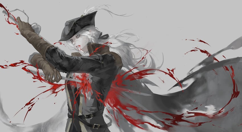 lady maria of the astral clocktower (bloodborne) drawn by jiao_chang