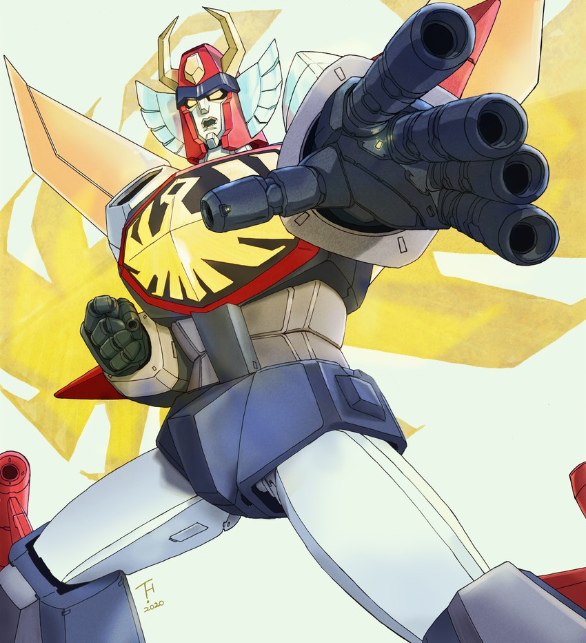 trider g7 (muteki robo trider g7) drawn by kujira_gunsou