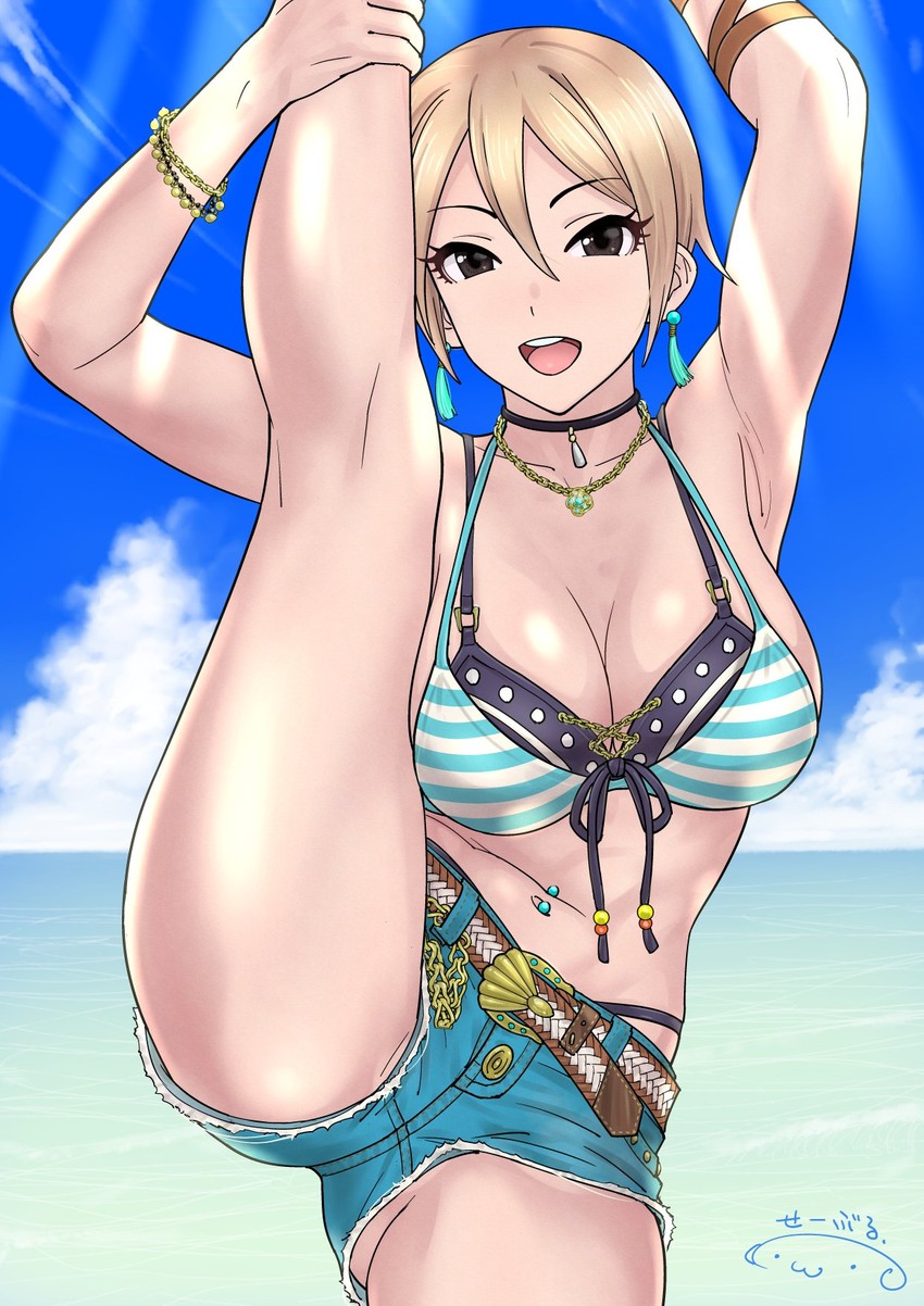 shiomi syuko (idolmaster and 1 more) drawn by suna_(sandworks)