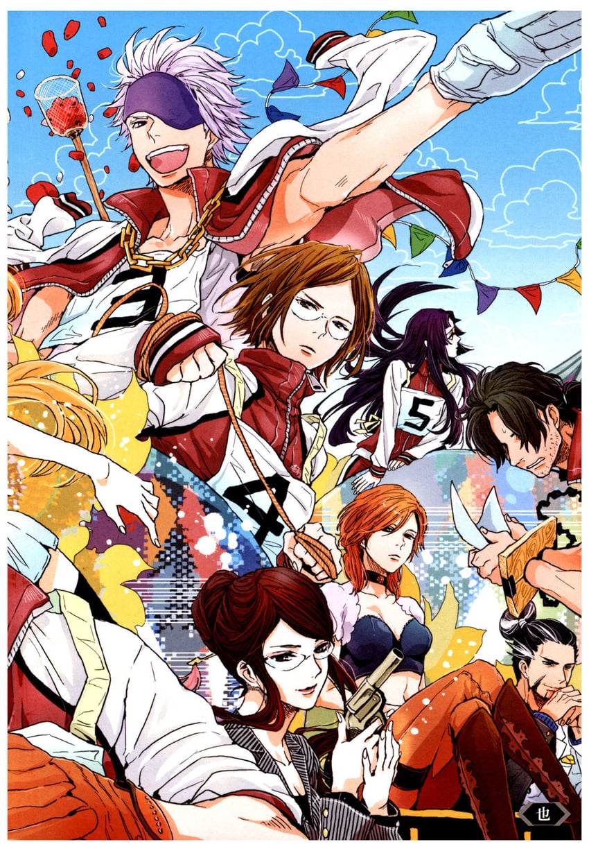 chousokabe motochika, mouri motonari, oichi, saika magoichi, nouhime, and 2 more (sengoku basara and 1 more)