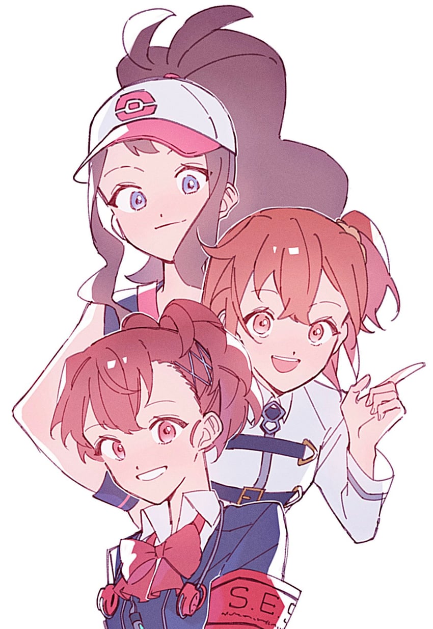 fujimaru ritsuka, hilda, and shiomi kotone (fate and 6 more) drawn by paitan1007