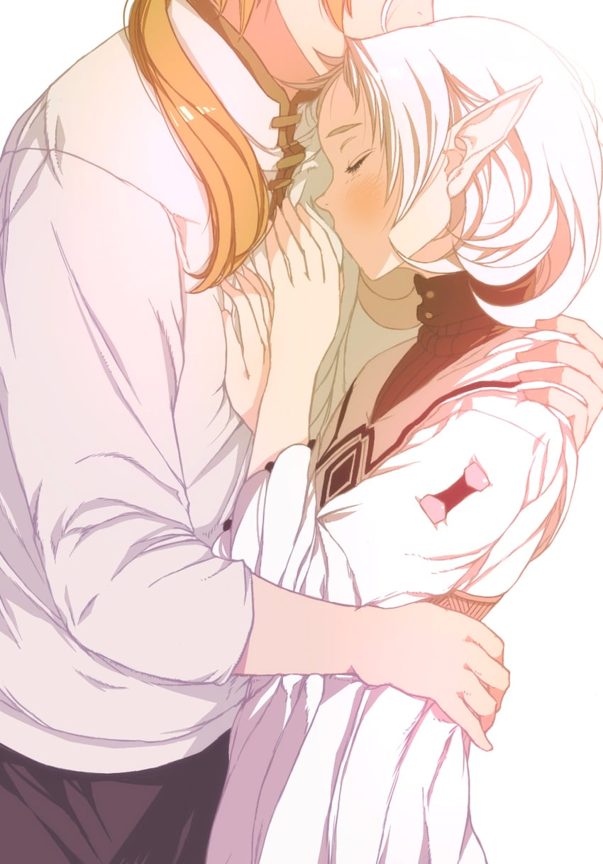 sylphiette and rudeus greyrat (mushoku tensei) drawn by kiyo_(a_sam_ko)