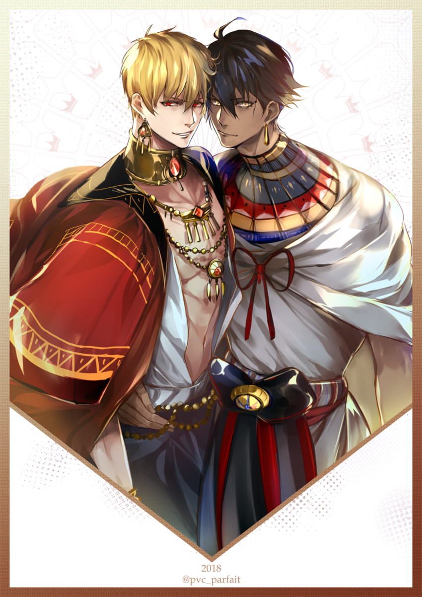gilgamesh and ozymandias (fate and 3 more) drawn by pvc_parfait