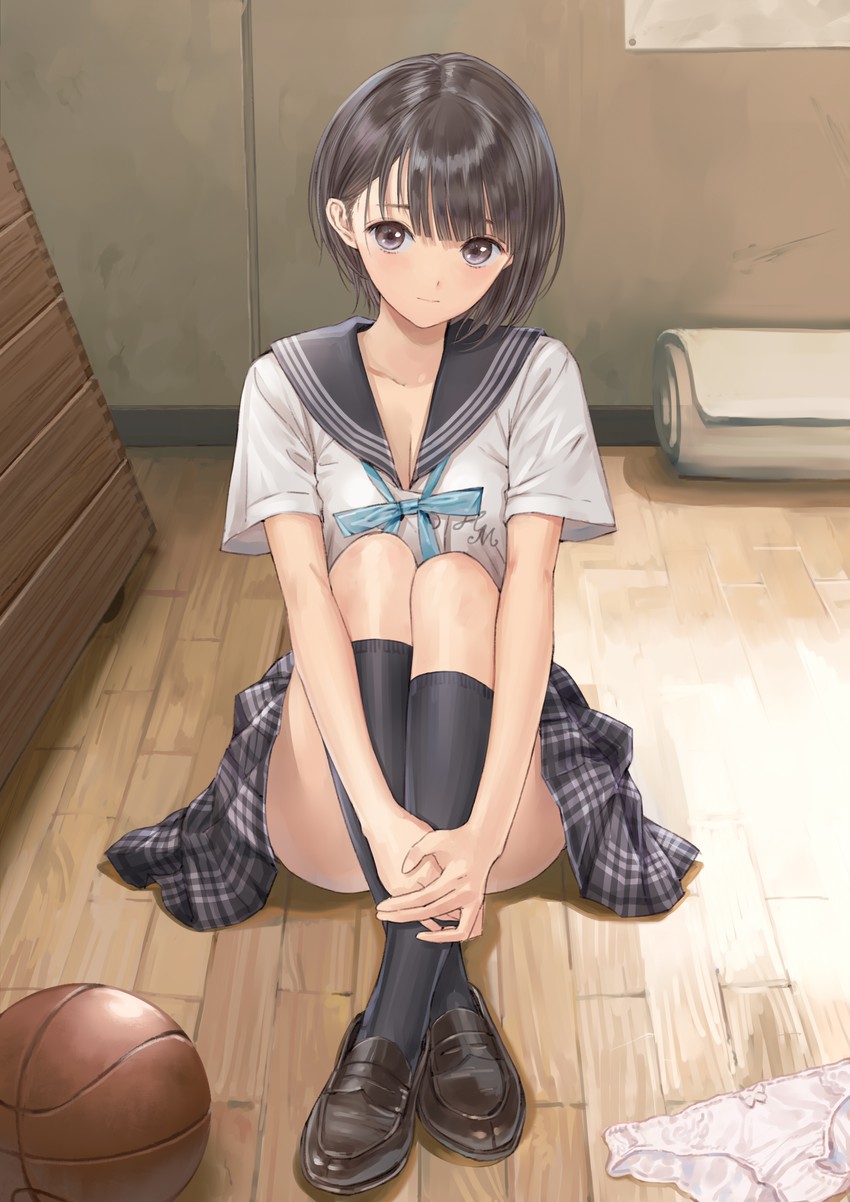 shirai hinako (blue reflection and 1 more) drawn by kishida_mel