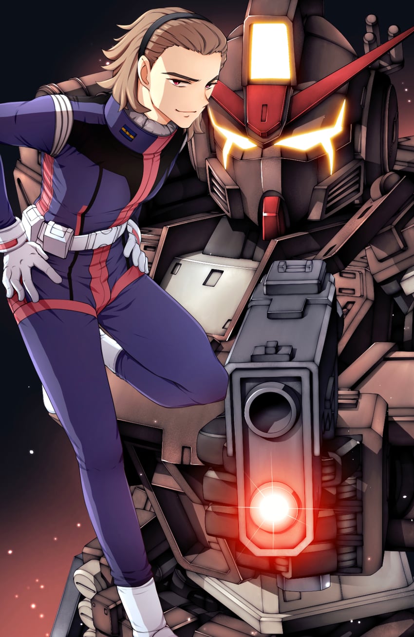 gm, gm spartan rg, and renato germi (gundam and 1 more) drawn by takagi_shuei