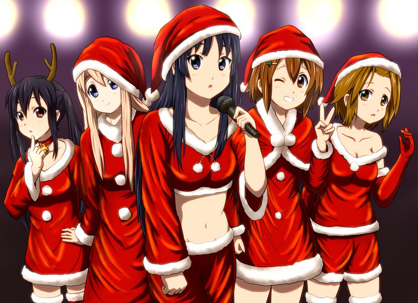 akiyama mio, nakano azusa, hirasawa yui, tainaka ritsu, and kotobuki tsumugi (k-on!) drawn by diesel-turbo