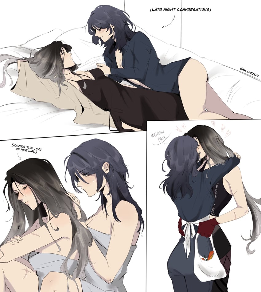chief, female chief, and angell (path to nowhere) drawn by seijousai