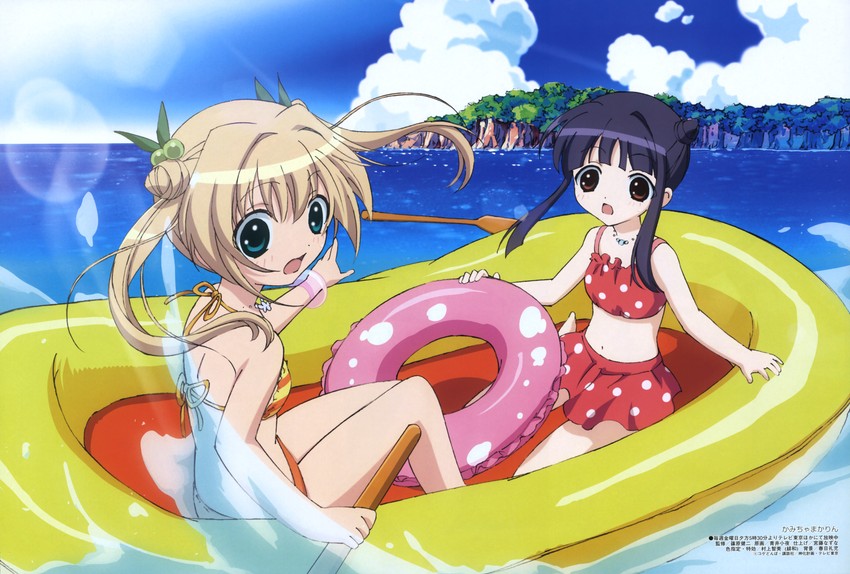 hanazono karin and kujou himeka (megami magazine and 1 more) drawn by shinohara_kenji
