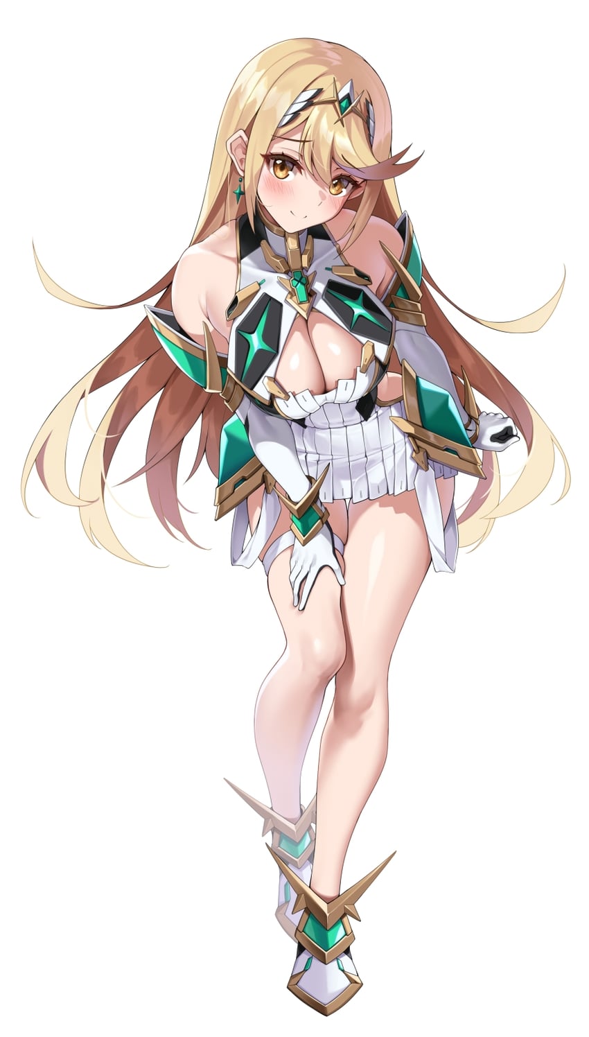 mythra (xenoblade chronicles and 1 more) drawn by matrix16