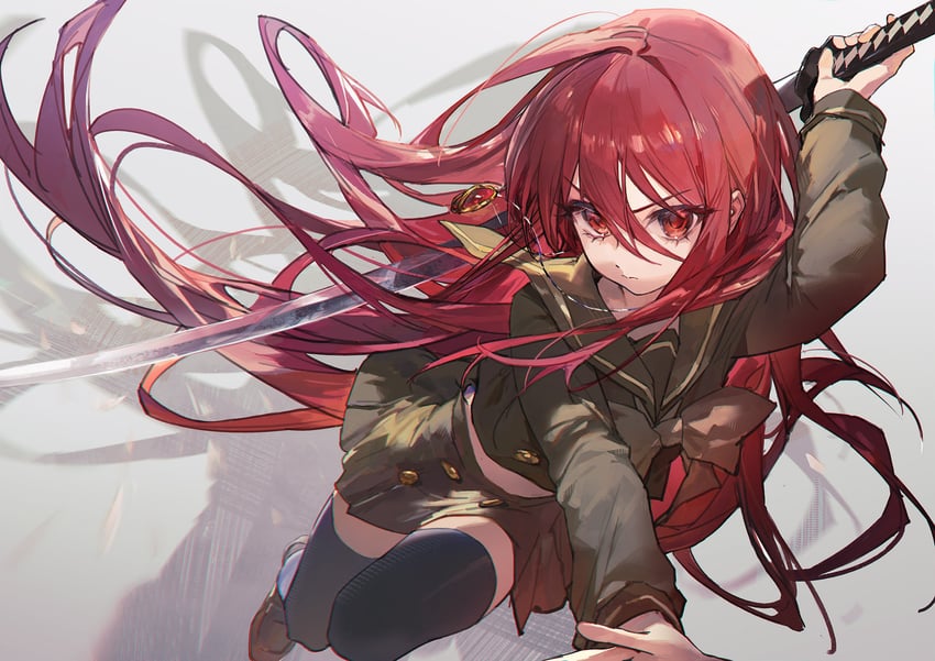 shana and alastor (shakugan no shana) drawn by ame_jang