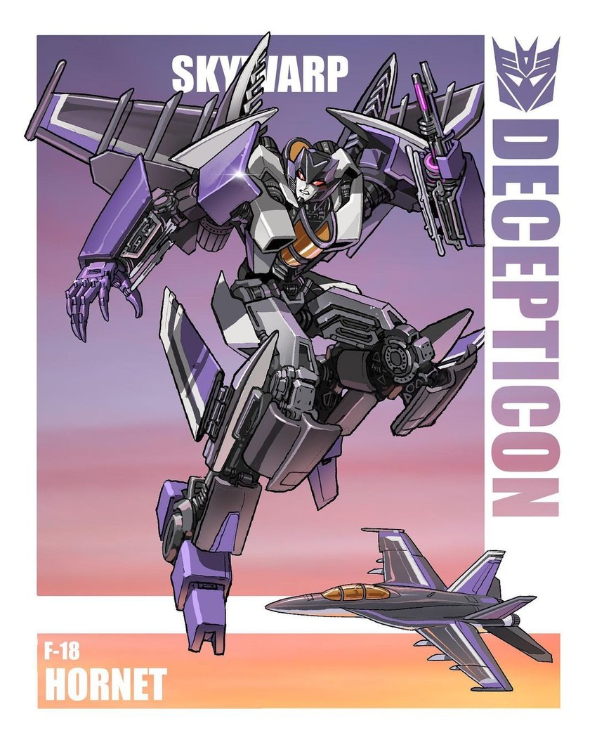 skywarp (transformers) drawn by kamitoge_supino