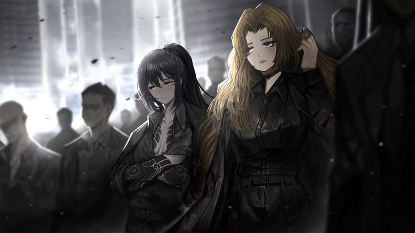 hong lu and rodion (project moon and 1 more) drawn by nai_ga