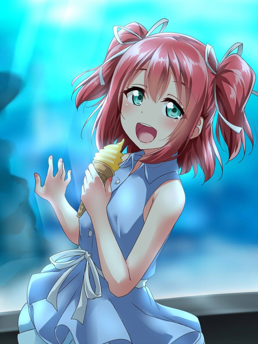 kurosawa ruby (love live! and 1 more) drawn by yopparai_oni