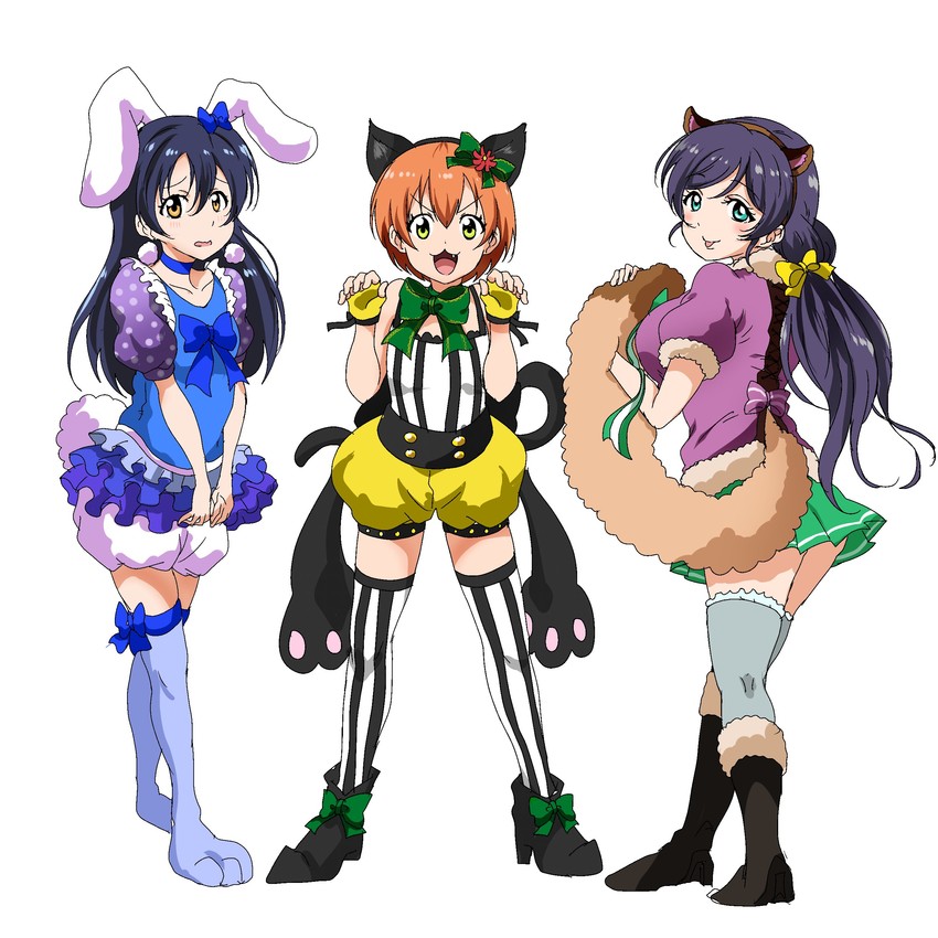 tojo nozomi, sonoda umi, and hoshizora rin (love live! and 2 more) drawn by shogo_(4274732)