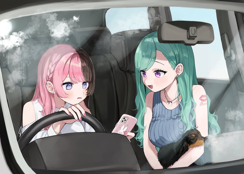 tachibana hinano and yakumo beni (vspo! and 1 more) drawn by hanada_ten
