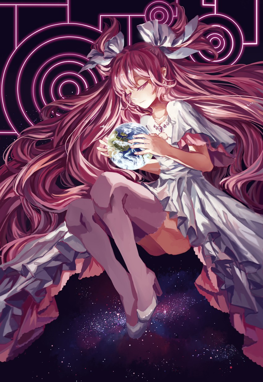 kaname madoka and ultimate madoka (mahou shoujo madoka magica) drawn by lama-pacos