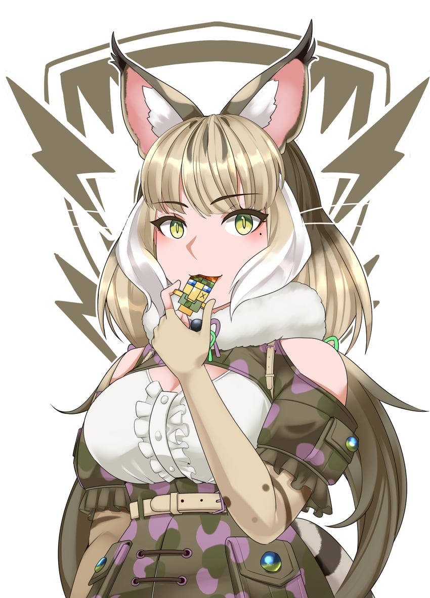 jungle cat (kemono friends and 1 more) drawn by kawanami_eito
