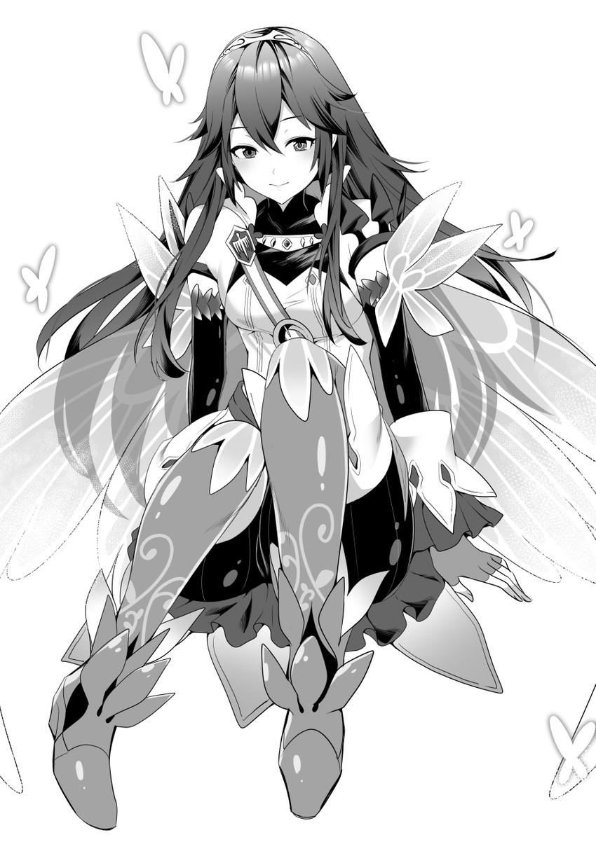lucina (fire emblem and 2 more) drawn by ameno_(a_meno0)