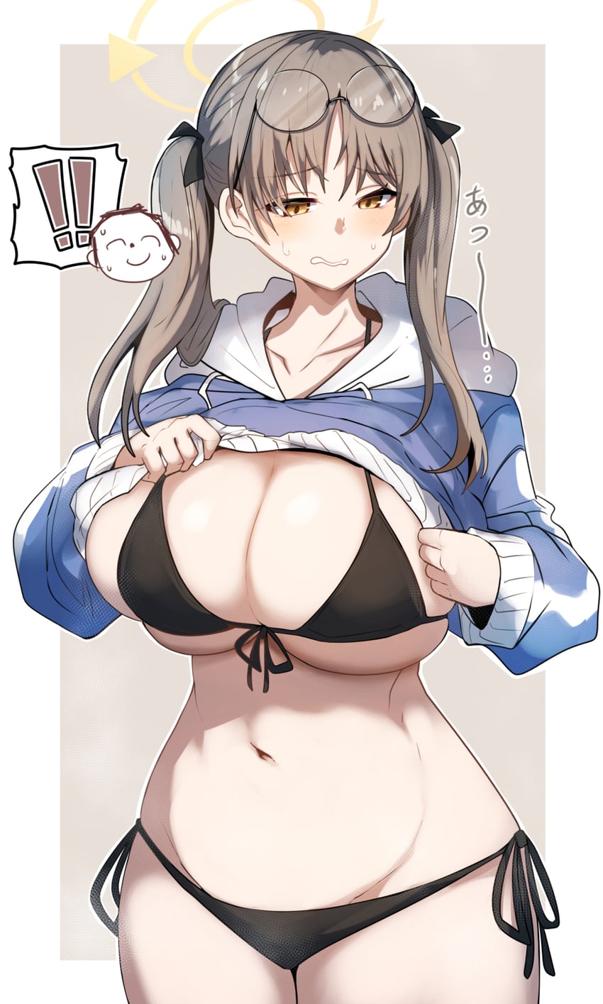 sensei, doodle sensei, and moe (blue archive) drawn by gin_moku