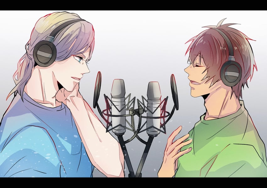 camus and aijima cecil (uta no prince-sama) drawn by vibrahat
