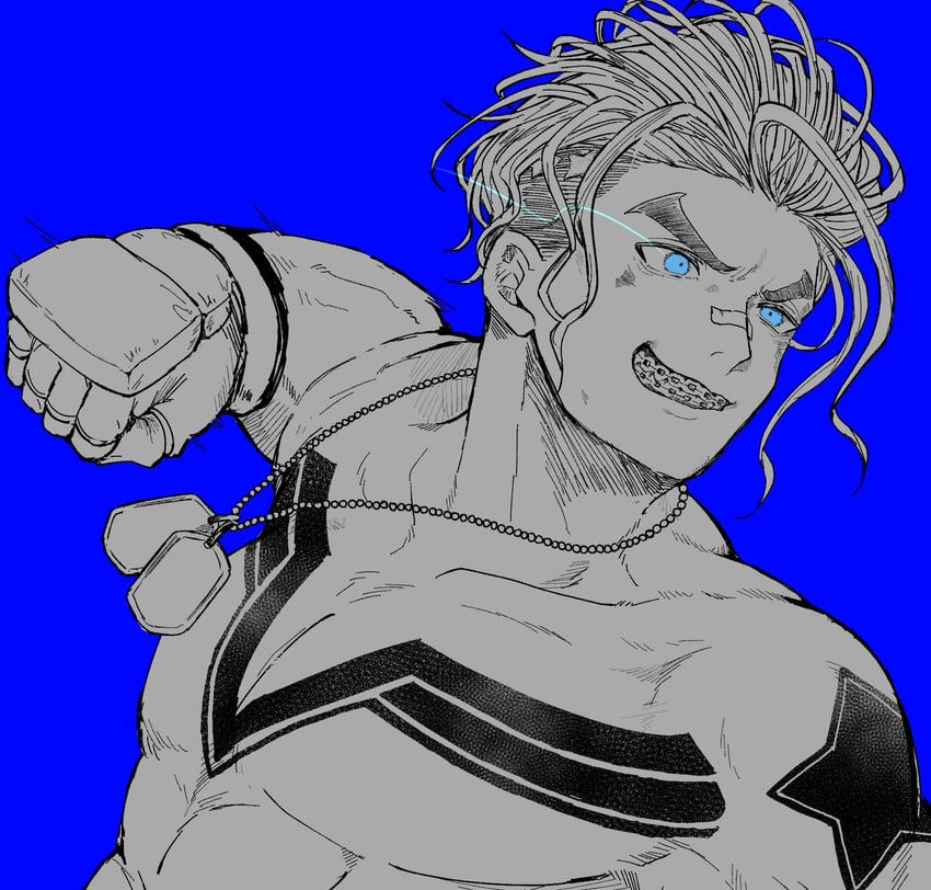 luke sullivan (street fighter and 1 more) drawn by mtmr_h_amaka