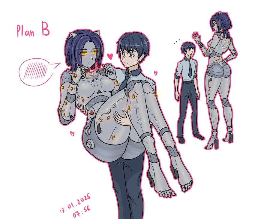 mita, player character, and core mita (miside) drawn by lisodevka