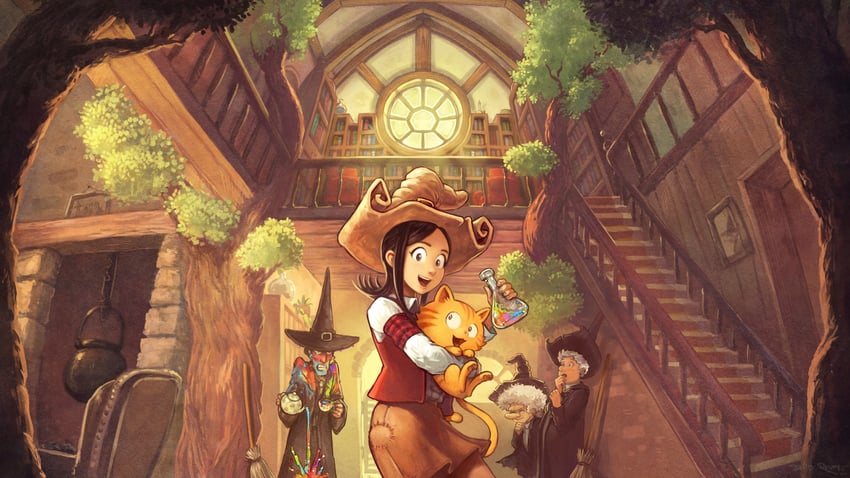 pepper, carrot, cayenne, thyme, and cumin (pepper&carrot) drawn by david_revoy