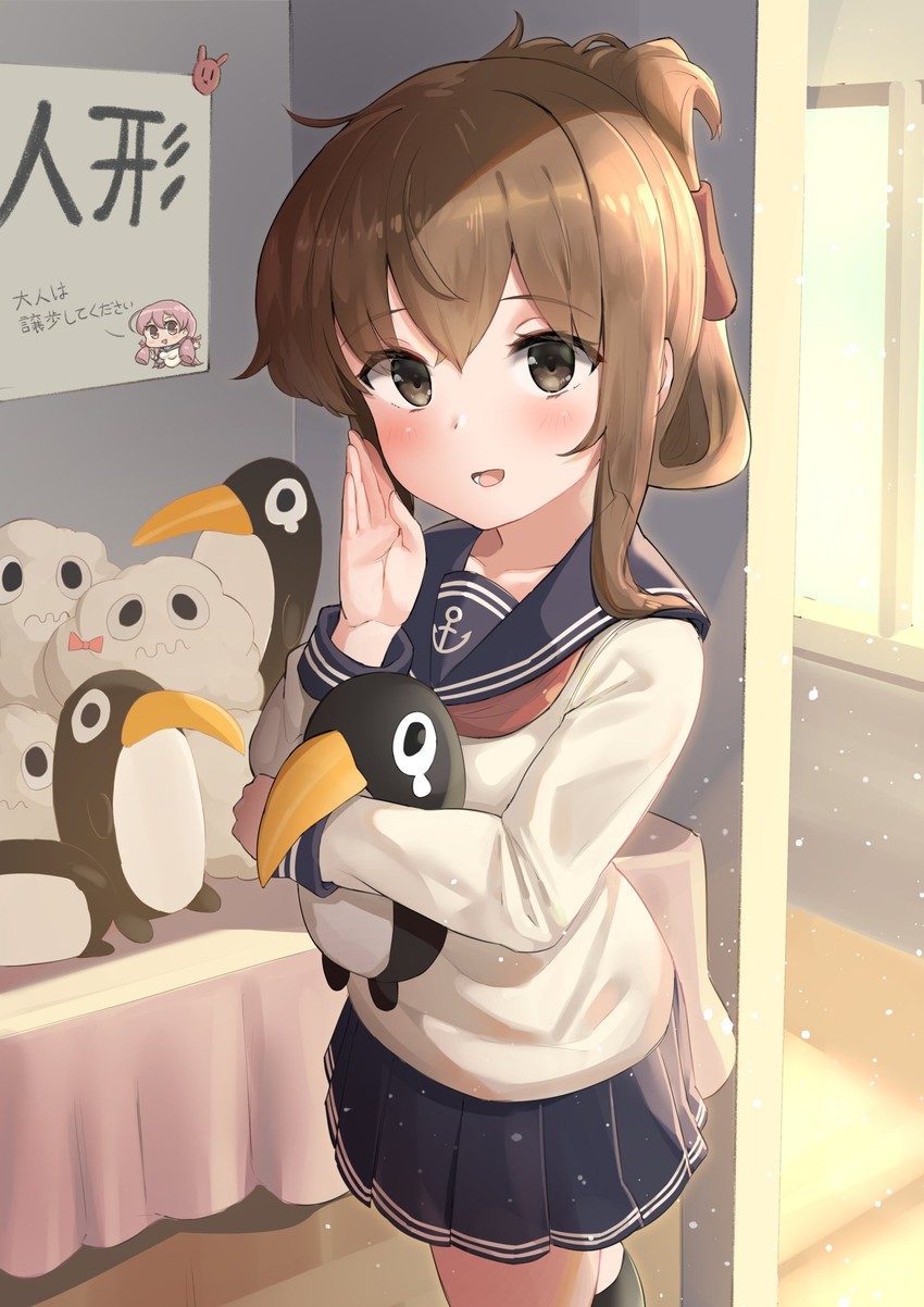 inazuma, akashi, failure penguin, and miss cloud (kantai collection) drawn by osananajimi_neko