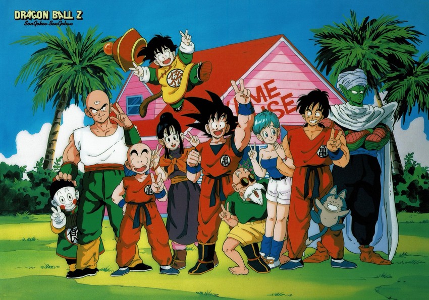 son goku, bulma, son gohan, chi-chi, piccolo, and 6 more (dragon ball and 1 more)