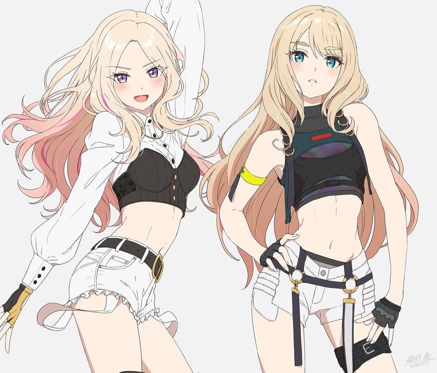 juo sena and fran (idolmaster and 2 more) drawn by ayano_yuu_(sonma_1426)