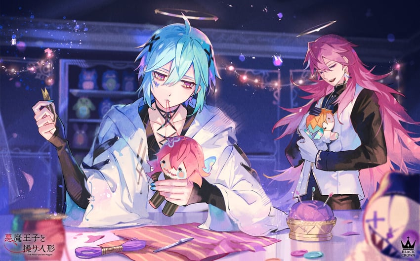 tis, kai, and mere (akuma ouji to ayatsuri ningyou) drawn by ozaki_domino