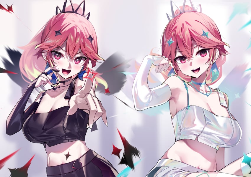 takanashi kiara (hololive and 2 more) drawn by yaguo