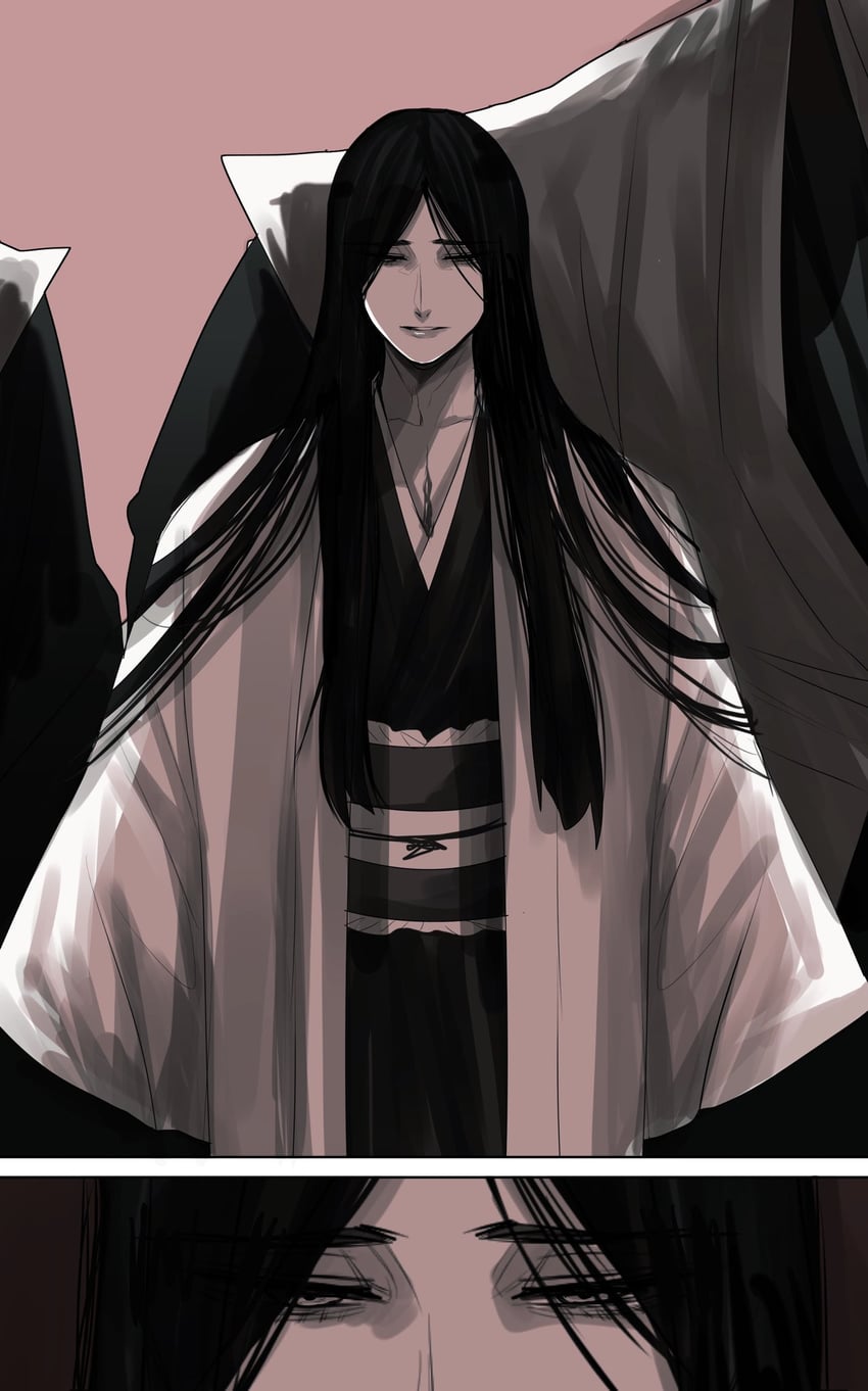 unohana retsu (bleach and 1 more) drawn by gunjyou_(gunjyou_00)