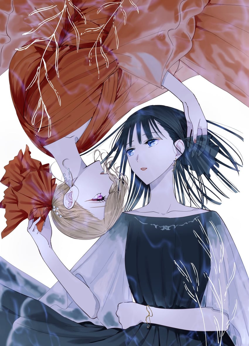 sakikawa sena and mamiya kiku (ane no shin'yuu watashi no koibito) drawn by fujimatsu_mei