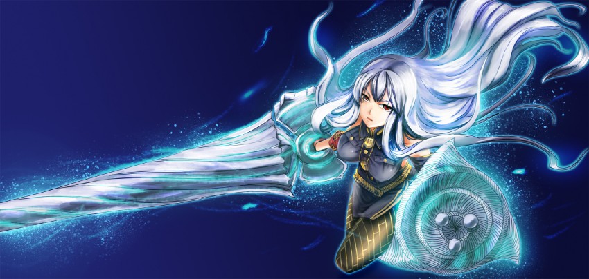 selvaria bles (senjou no valkyria and 1 more) drawn by bookseve