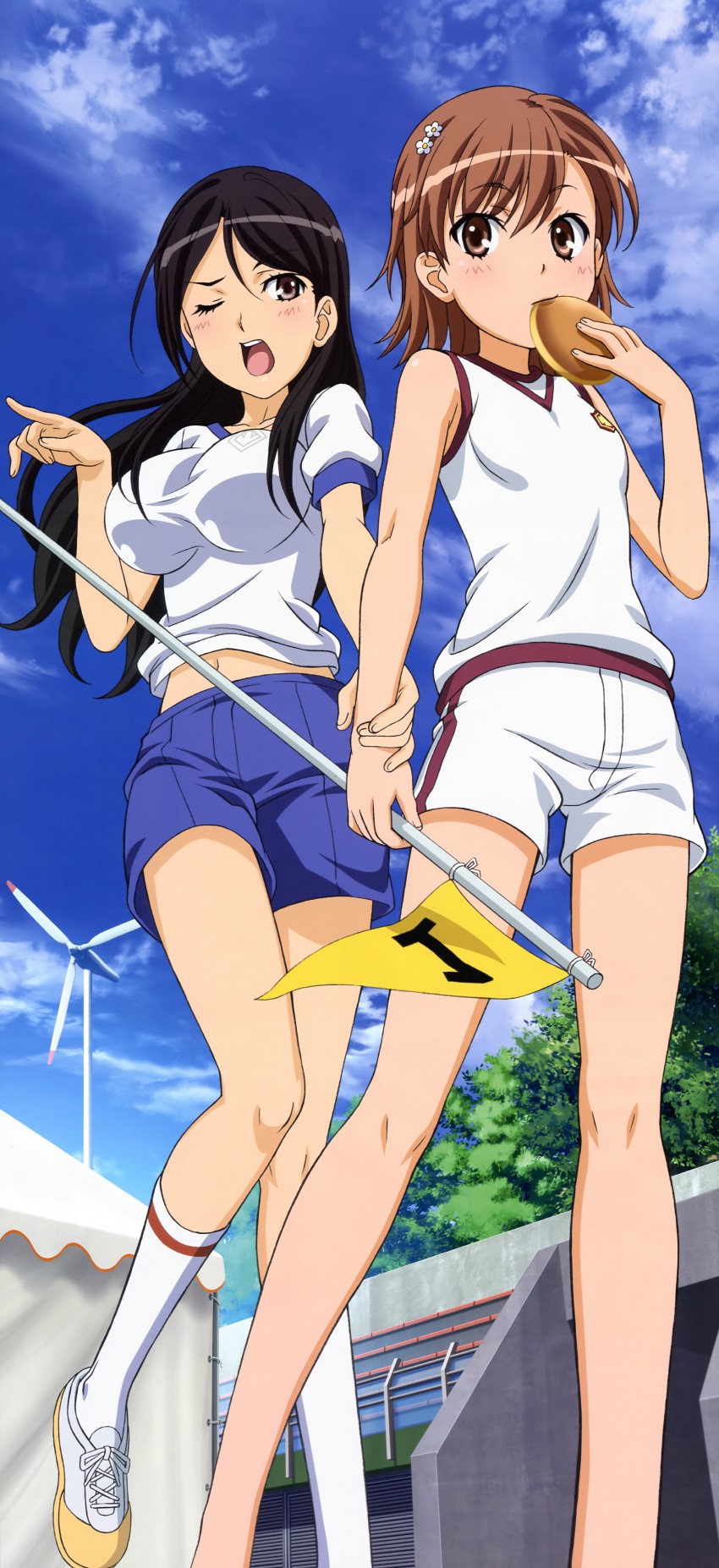 misaka mikoto and fukiyose seiri (toaru majutsu no index and 1 more)