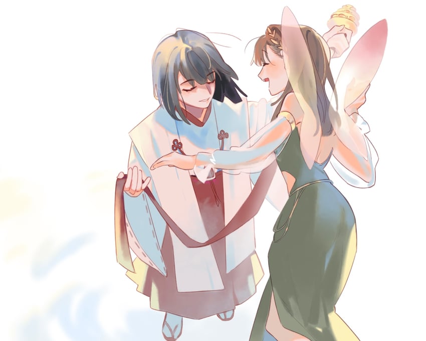 momose ginko and kachimachi kosuzu (love live! and 1 more) drawn by pipi_(m1x_mix)