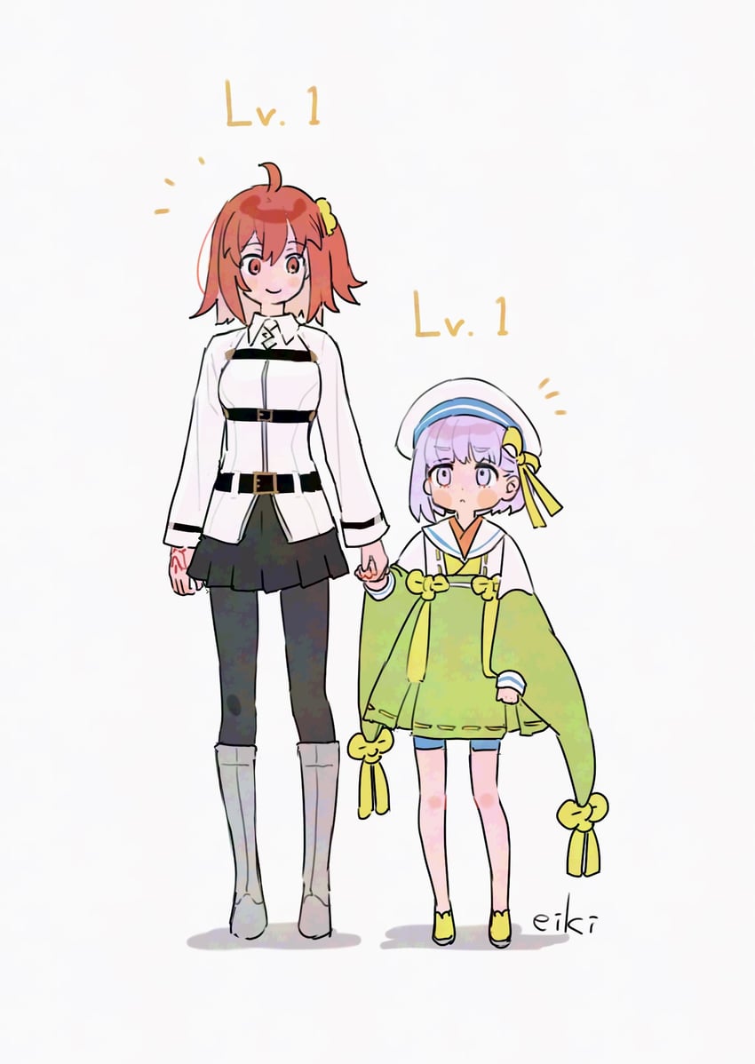 fujimaru ritsuka and kazuradrop (fate and 1 more) drawn by eiki_(eikityou_55)