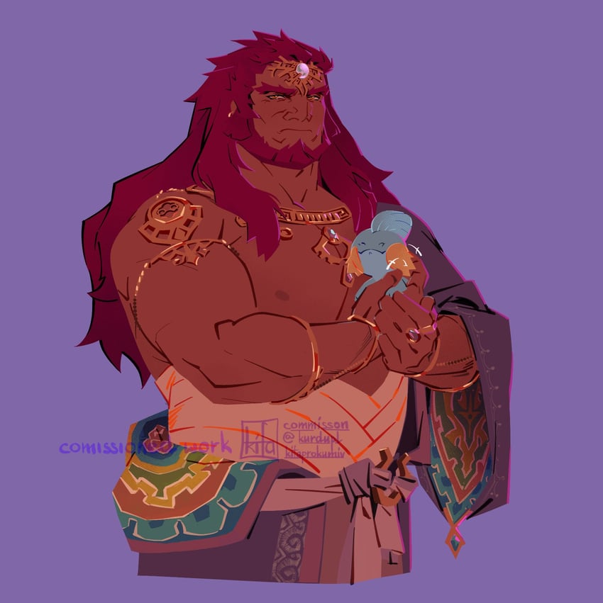 mudkip, ganondorf, and rehydrated ganondorf (pokemon and 2 more) drawn by kurdupl