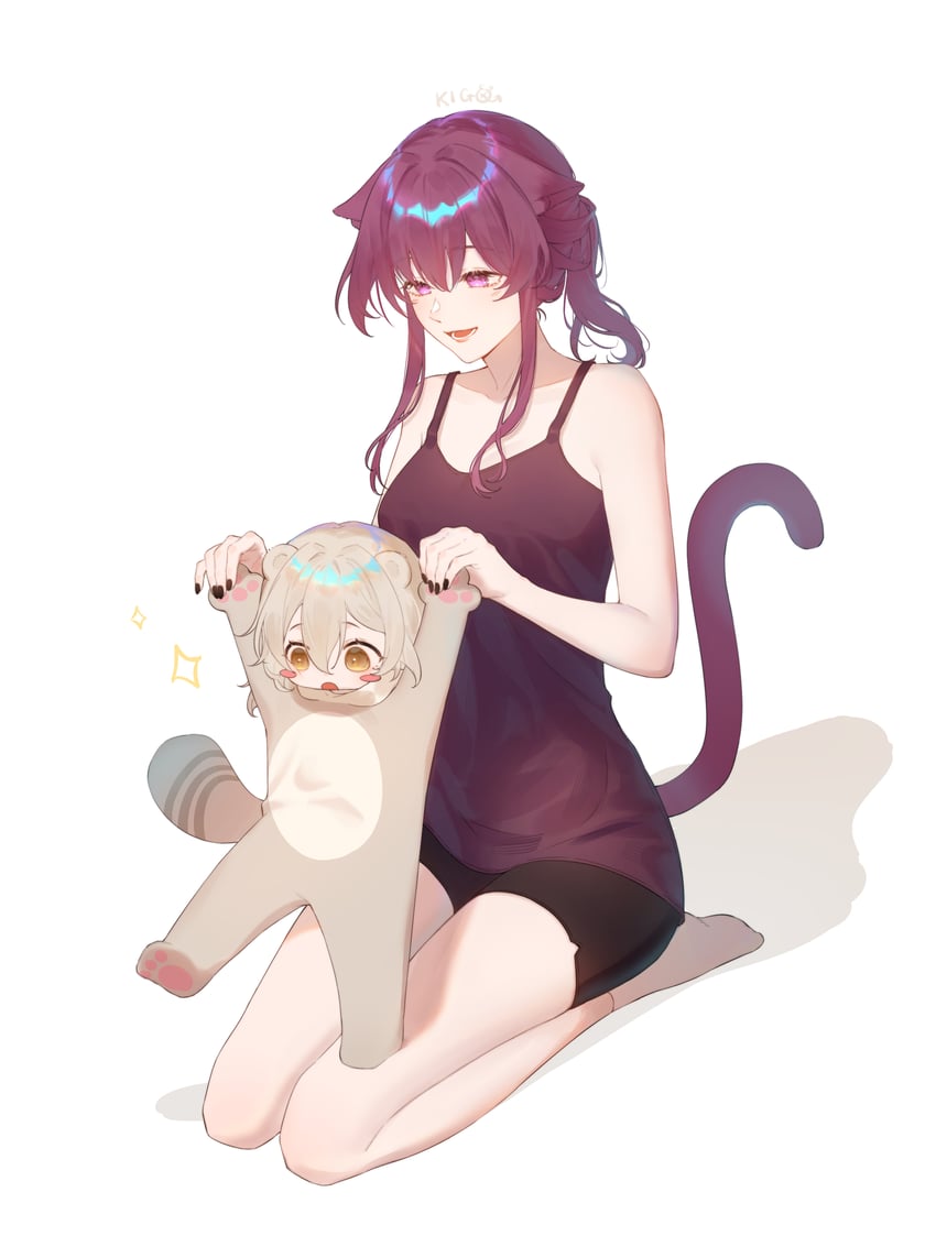 trailblazer, stelle, and kafka (honkai and 1 more) drawn by edogawa_kigoro