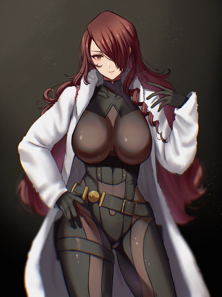 kirijou mitsuru (persona and 2 more) drawn by yamamori_kinako