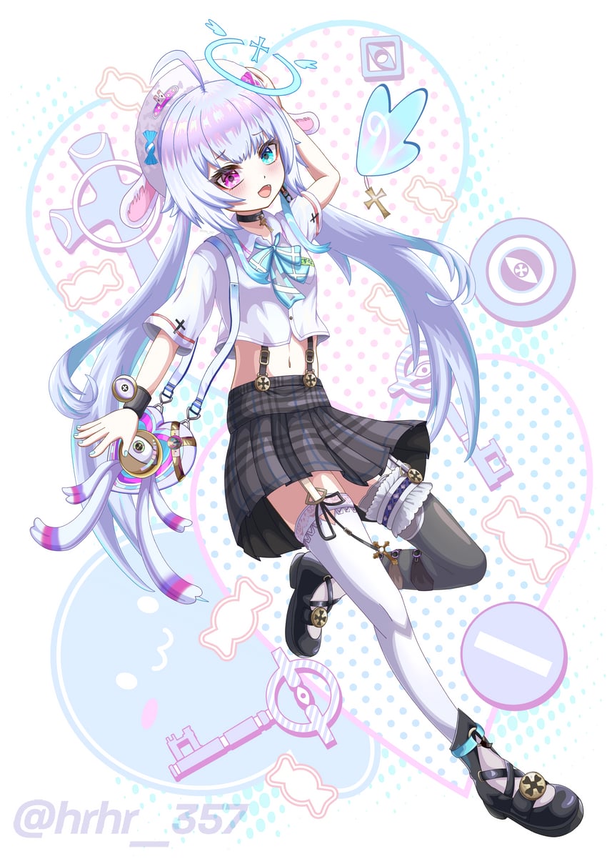 amemiya nazuna (indie virtual youtuber) drawn by hrhr_gin_357