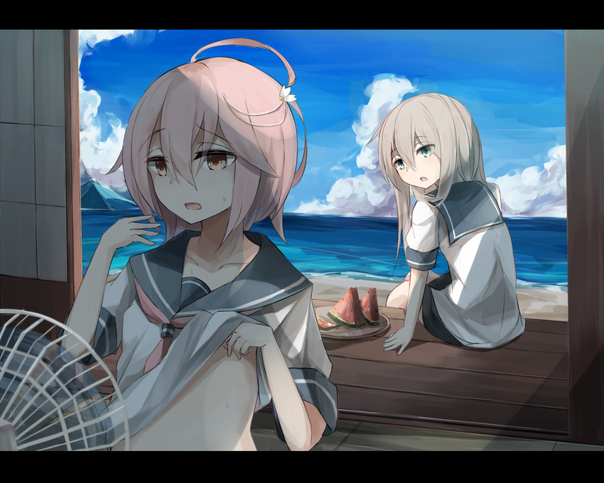 i-58 and u-511 (kantai collection) drawn by miyabino_(miyabi1616)