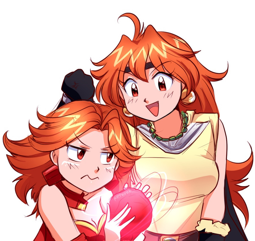 lina inverse and lina (slayers and 2 more) drawn by keterok