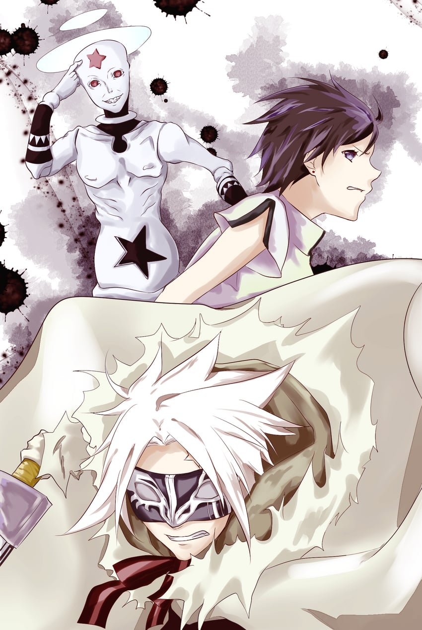 lenalee lee and allen walker (d.gray-man) drawn by rulne