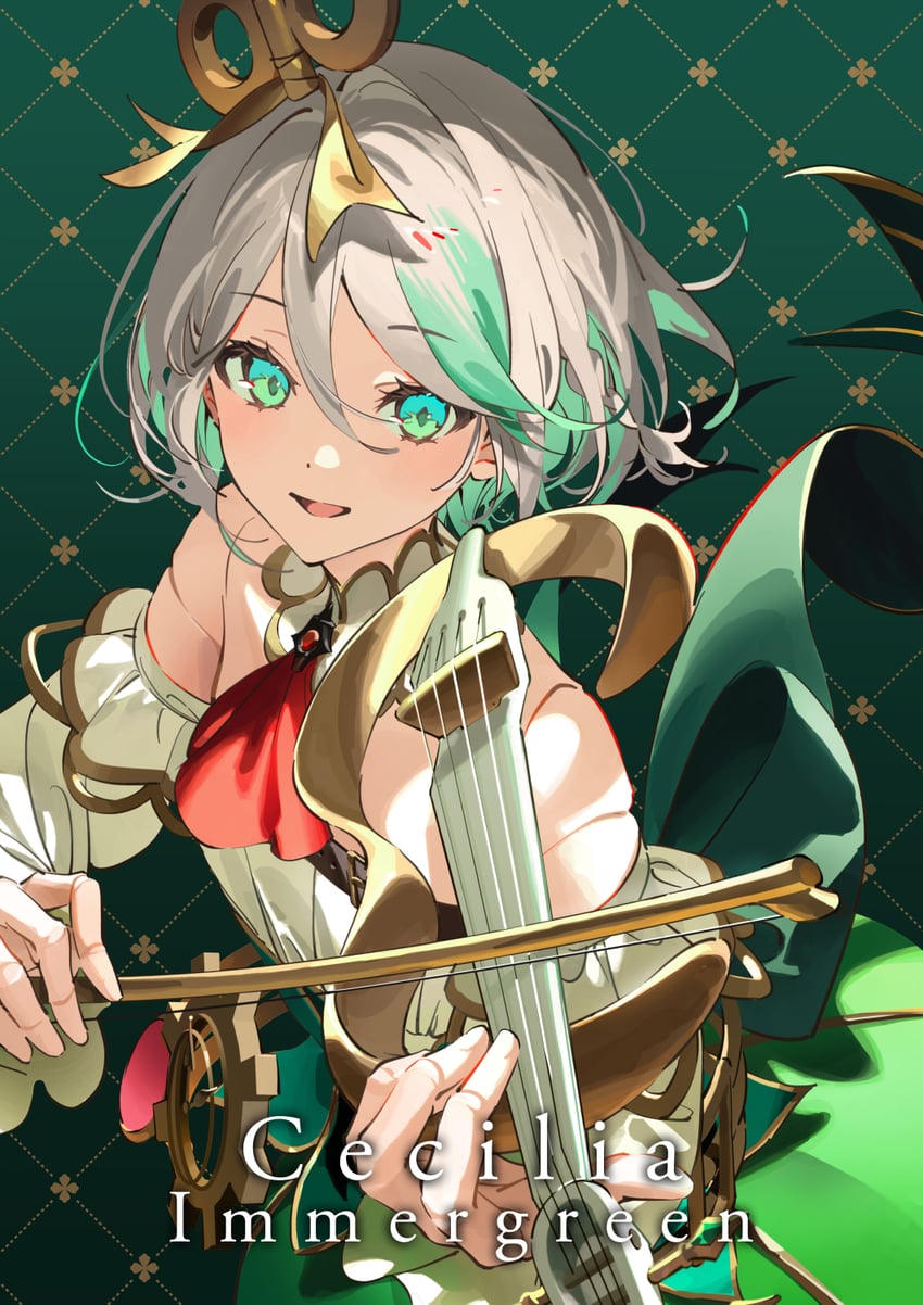cecilia immergreen (hololive and 1 more) drawn by dsmile