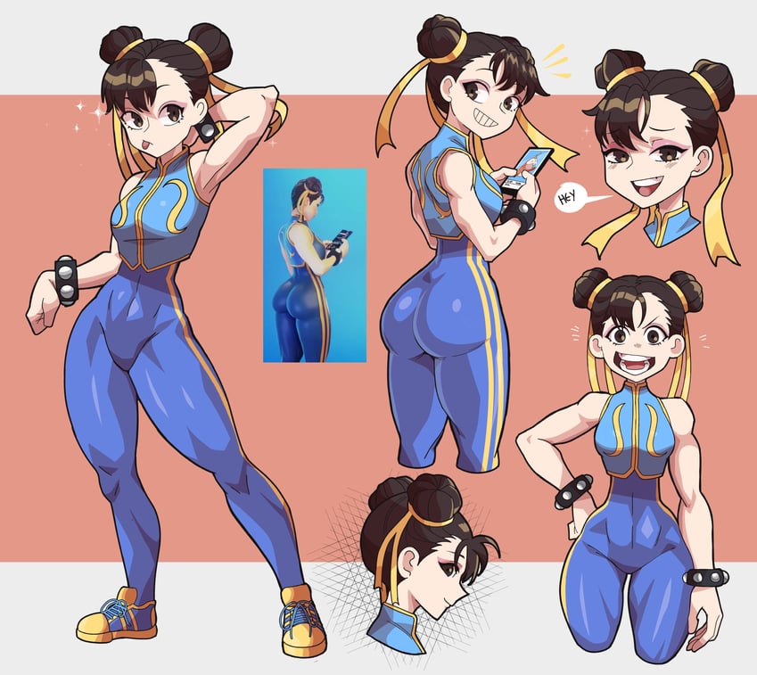 chun-li (street fighter and 1 more) drawn by mg991998