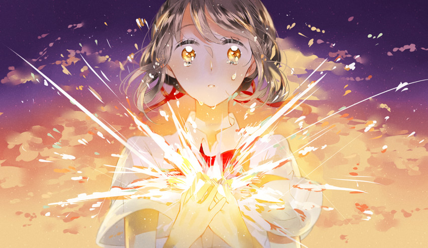 miyamizu mitsuha (kimi no na wa.) drawn by sakuraba_suzu