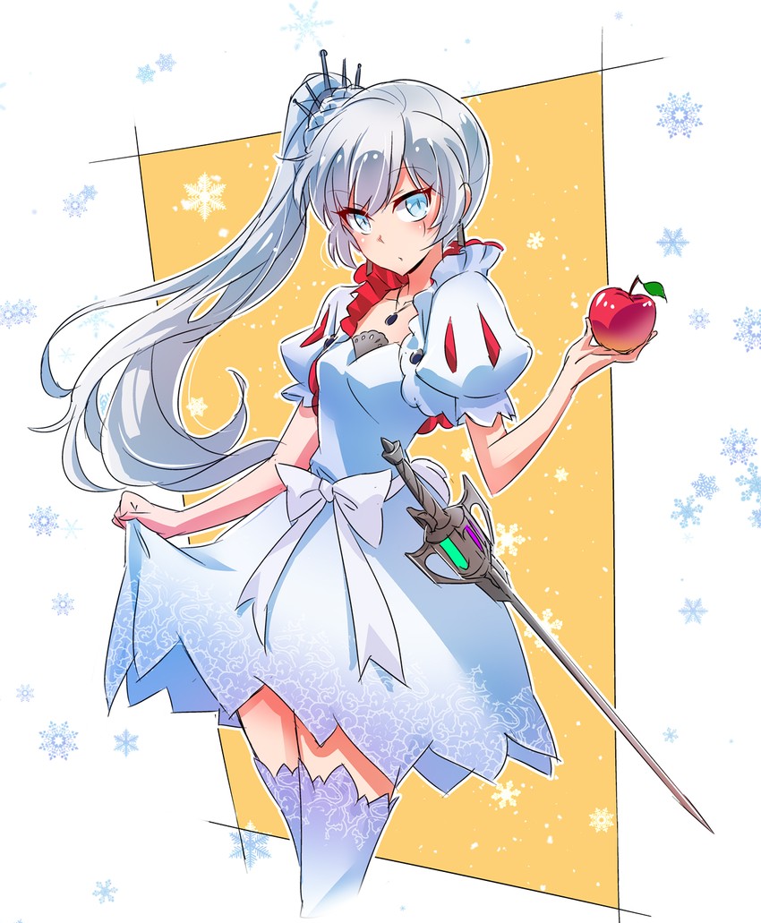weiss schnee (rwby and 1 more) drawn by iesupa