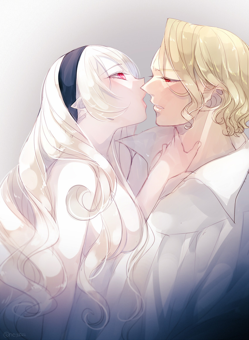 female corrin and xander (fire emblem and 1 more) drawn by negiwo